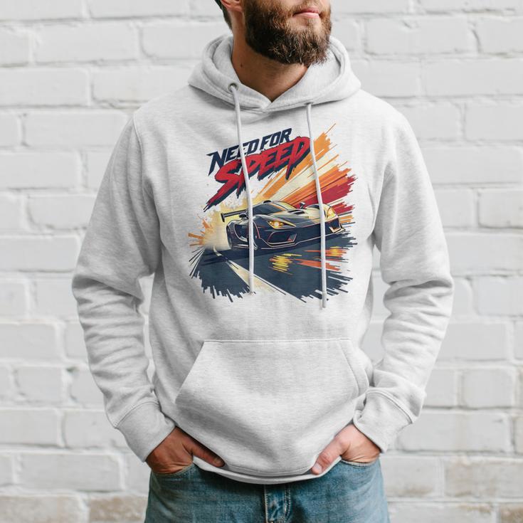 Need For Speed High-Octane Racing Graphic Gray Kapuzenpullover Geschenke für Ihn