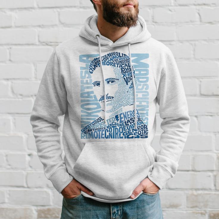 Nikola Tesla Illustration By Glitschika s Kapuzenpullover Geschenke für Ihn