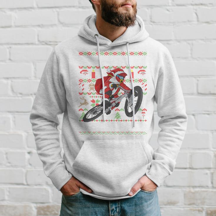 Oh What Fun It Is To Ride Mountain Bike Mtb Ugly Christmas Kapuzenpullover Geschenke für Ihn