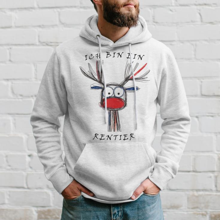 I Am A Reindeer Fun Christmas Gray Kapuzenpullover Geschenke für Ihn