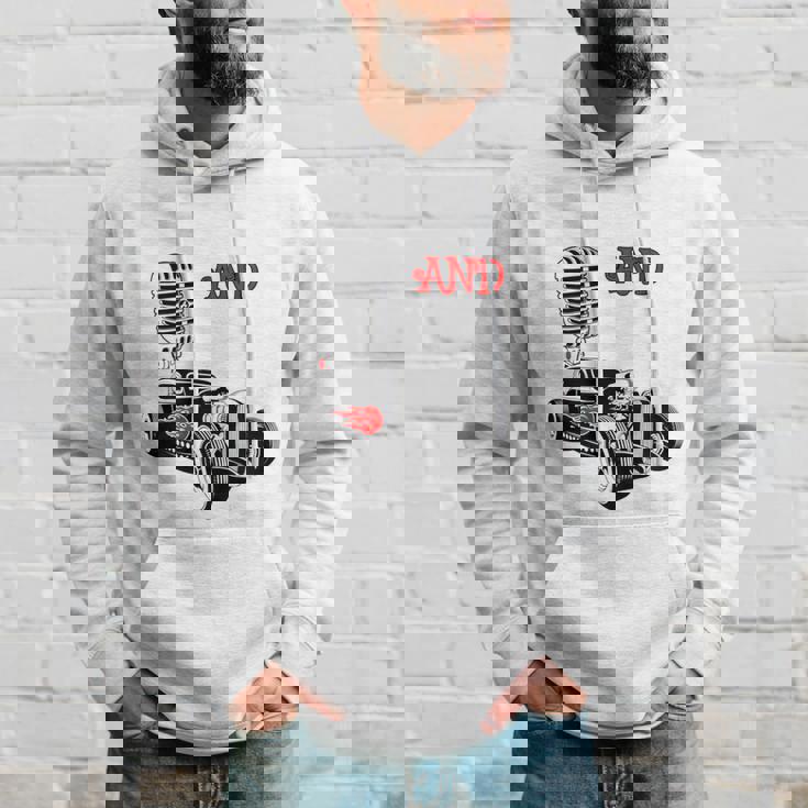 Rockabillyintage Ropa Años 50 Rockera Rock And Roll Música Manga Larga Sudadera Regalos para él