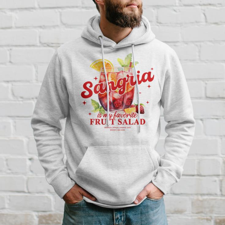 Sangria Is My Favorite Fruit Salad Party Kapuzenpullover Geschenke für Ihn