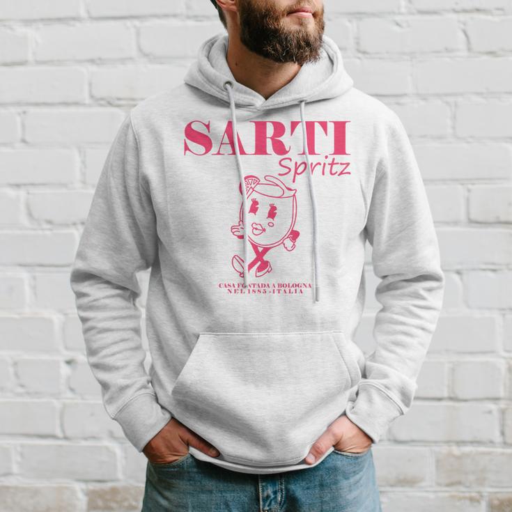 Sarti Spritz Cocktail Back Print Italiano Originale Kapuzenpullover Geschenke für Ihn