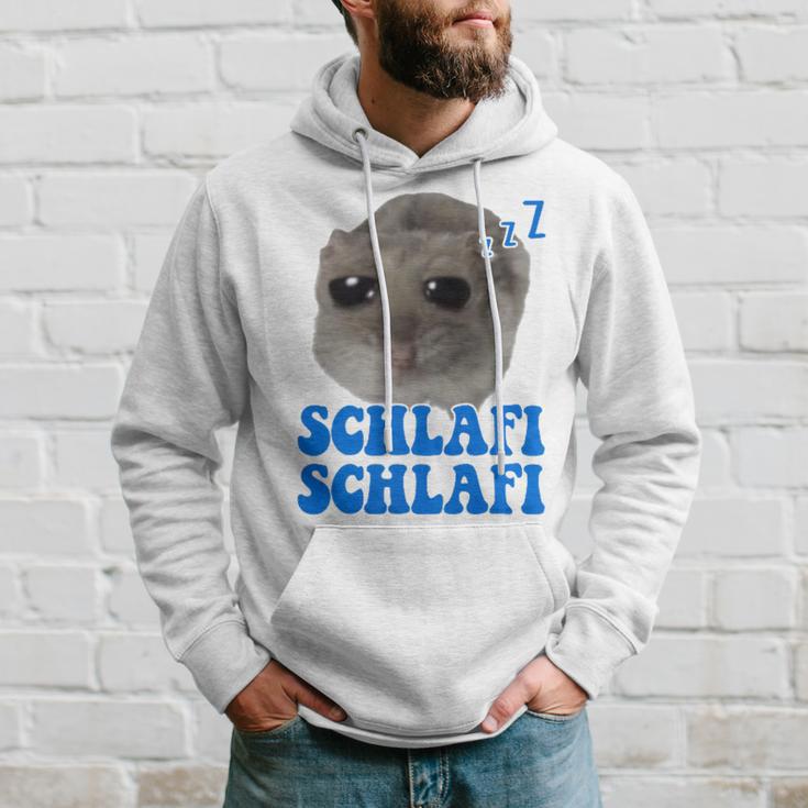 Sleep Sad Hamster Sleep Meme Sleeping Hamsti Kapuzenpullover Geschenke für Ihn