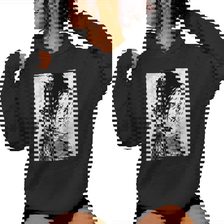 Anime Gothic Girl Aesthetic Soft Grunge Waifu Japanese Otaku Women Hoodie