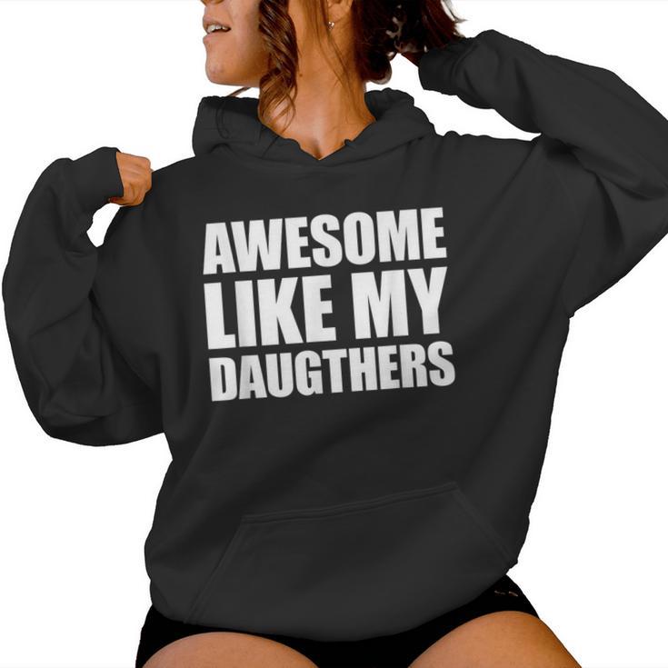 Awesome Like My Daughters Kapuzenpullover für Damen