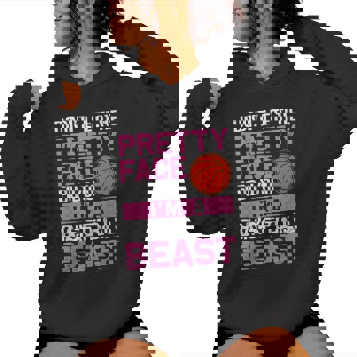 Basketball Beast N Girl Basketball Lover Sports Women Hoodie