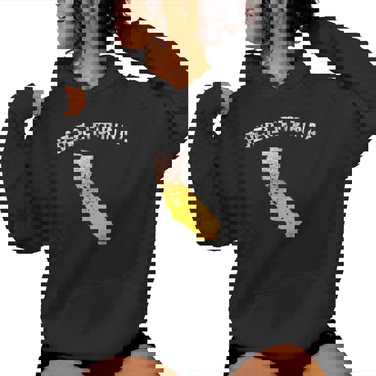 Beerlifornia Chemise De La Bière De La Californie Sweat à capuche femme