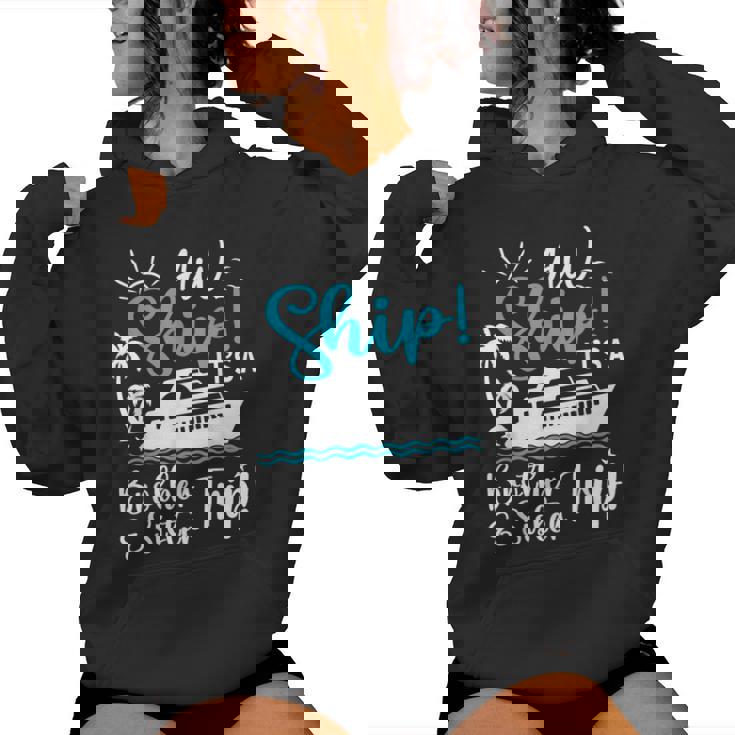 Brother Sister Cruise Trip Cruising Vacation Matching Women Hoodie