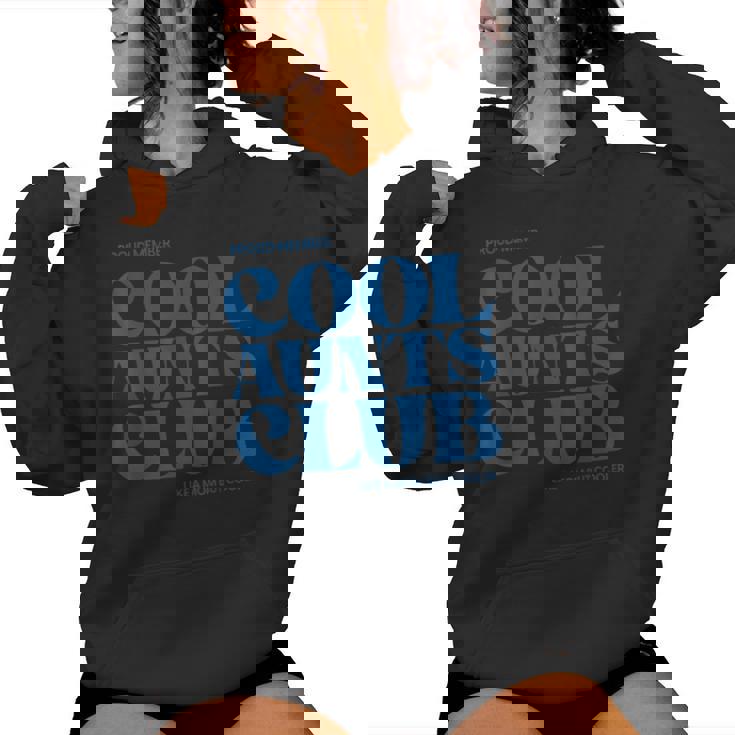 Cool Aunts Club Promocionado A Tía Cool Aunt Auntie Sudadera con capucha para mujer