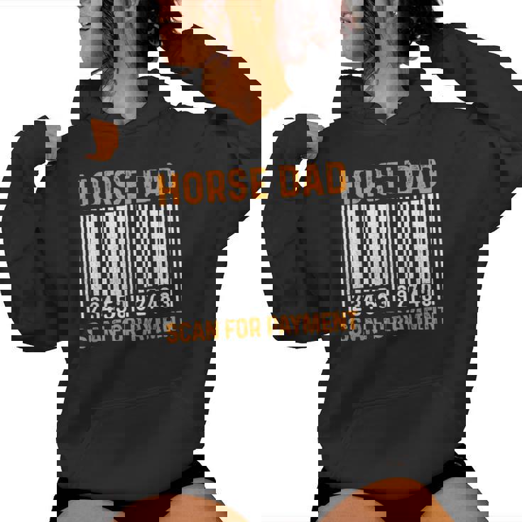 Dad Of Horse Lover Equestrian Horseback Rider Horse Riding Women Hoodie