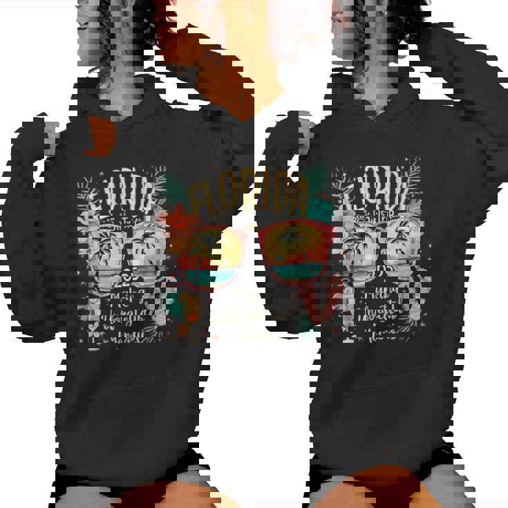 Florida Girls Trip 2025 Beach Vibes Family Vacation Graphic Women Hoodie