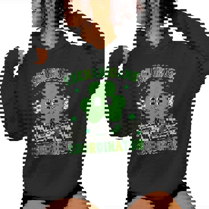 Shenanigans Squad Teacher Retro St Patrick's Day Women Hoodie