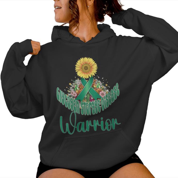 Glucógeno Enfermedad De Almacenamiento Conciencia Girasol Cuello Sudadera con capucha para mujer