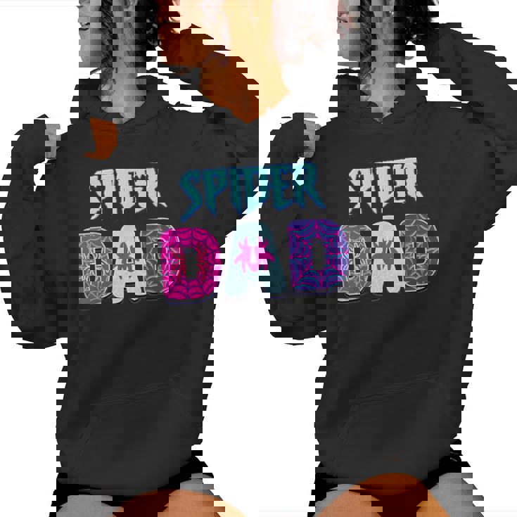 Groovy Spider Dad Matching Family Birthday Girl Party Women Hoodie