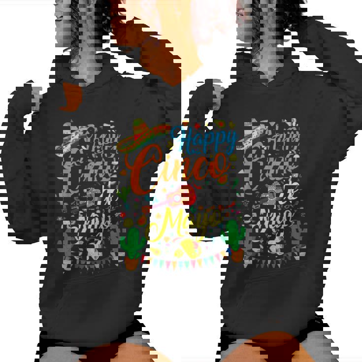 Happy Cinco De Mayo Fiesta Mexican Party 5 De Mayo Women Women Hoodie