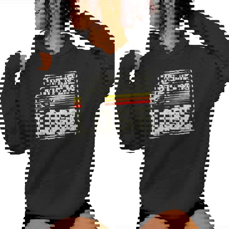 I Just Hope Both Teams Lose Or Football Women Hoodie