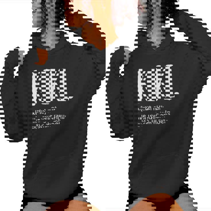 Kiki For Mother's Day Idea For Grandma Kiki Women Hoodie