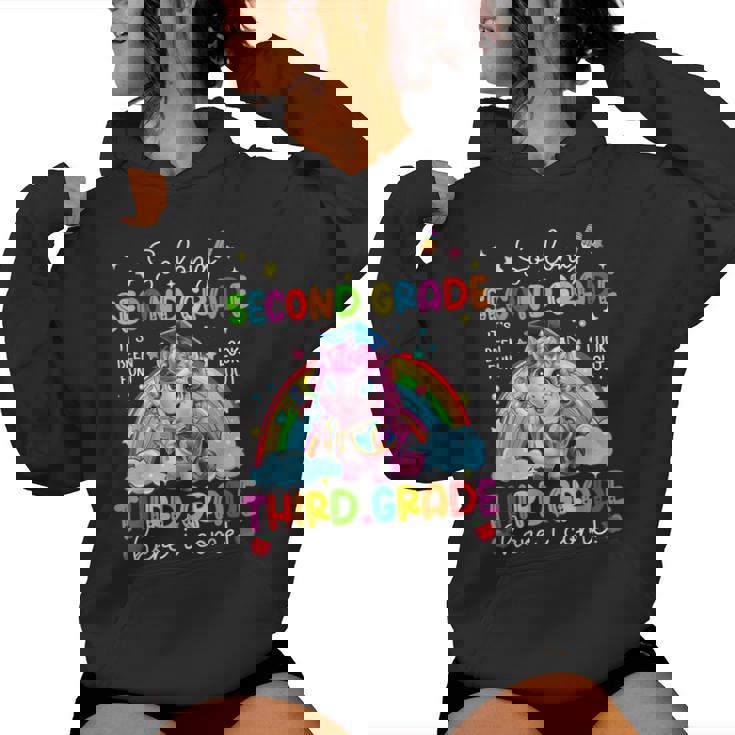 Look Out Third Grade Here I Come Unicorn Last Day Of School Women Hoodie