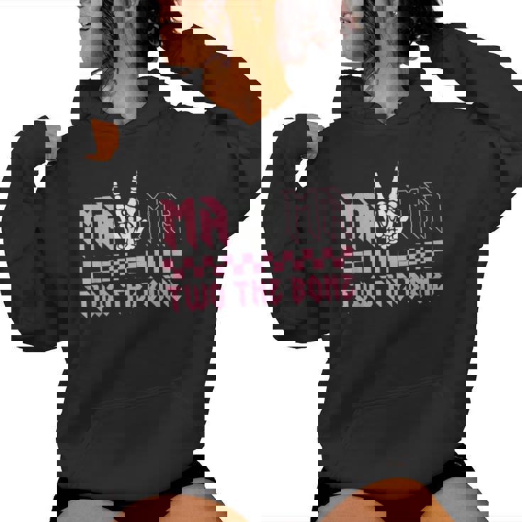 Mama Of The Bad Two The Bone Birthday 2 Years Old Birthday Women Hoodie