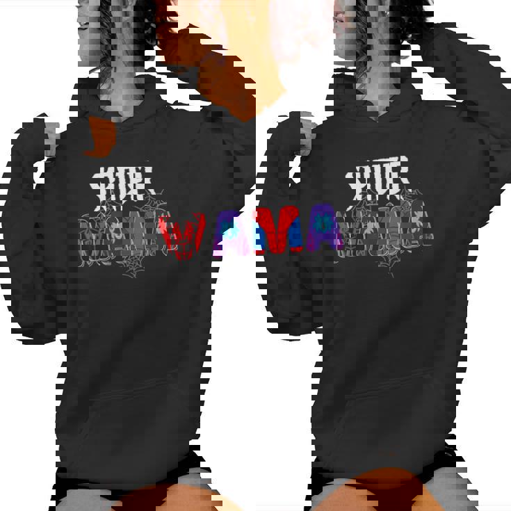 Matching Family Spider Web Mama Mother's Day Birthday Boy Women Hoodie