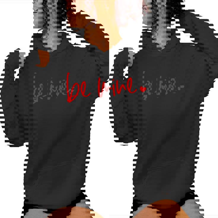 Be Mine Heart Happy Valentine's Day Couples Women Hoodie