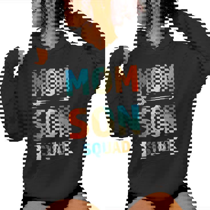 Mom Son Squad Mother Family Women Hoodie