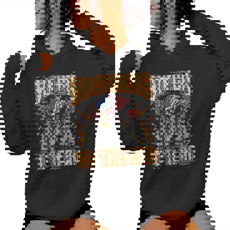 Motorcycle Military Veteran Biker Brotherhood Women's Hoodie