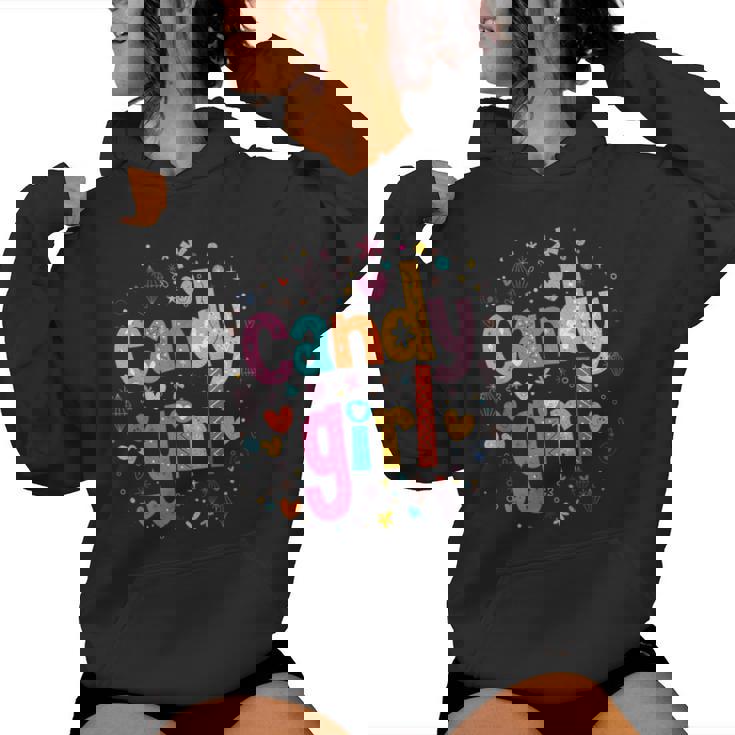 Nette Süßigkeiten Liebe Mädchen Süßigkeiten Süßigkeiten Kapuzenpullover für Damen