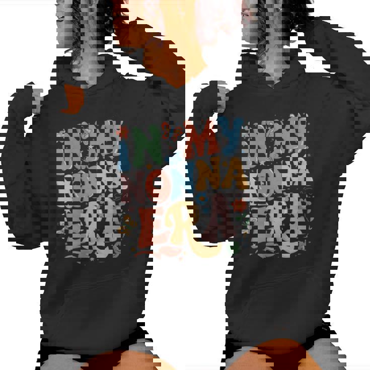 In My Nonna Era Retro Groovy Nonna Butterfly Women Hoodie