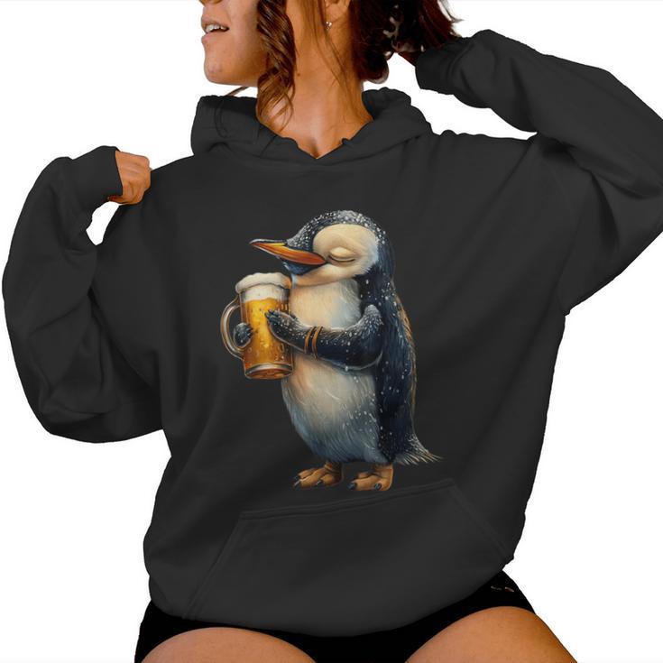 Penguin Beer Kapuzenpullover für Damen