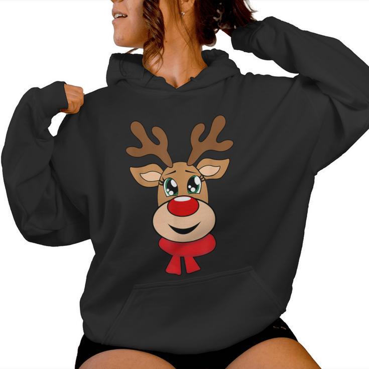 Reindeer Christmas Jumper Christmas Jumper Women's Kapuzenpullover für Damen