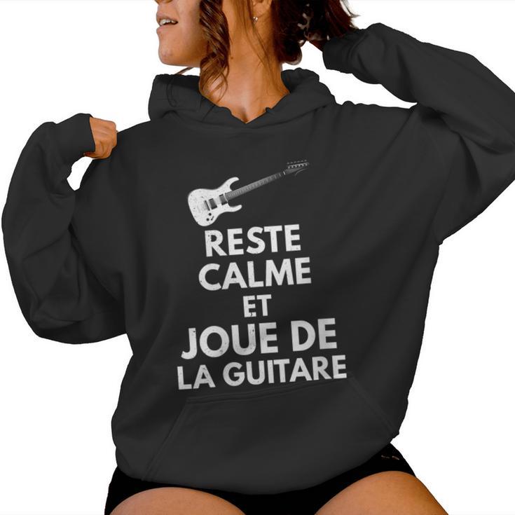 Sweat à Capuche Guitare Acoustique - Design Music Notes | Cadeau Guitariste Homme/Femme