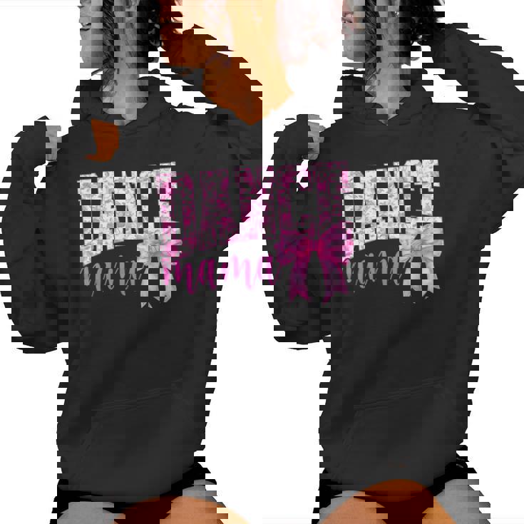 Retro Dance Mama Pink Coquette Bow Game Day Season Women Women Hoodie