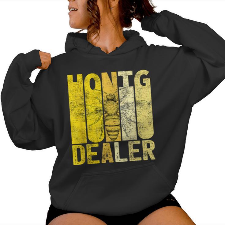 Retro Honey Dealer Beekeeper Bee Beekeeper Kapuzenpullover für Damen