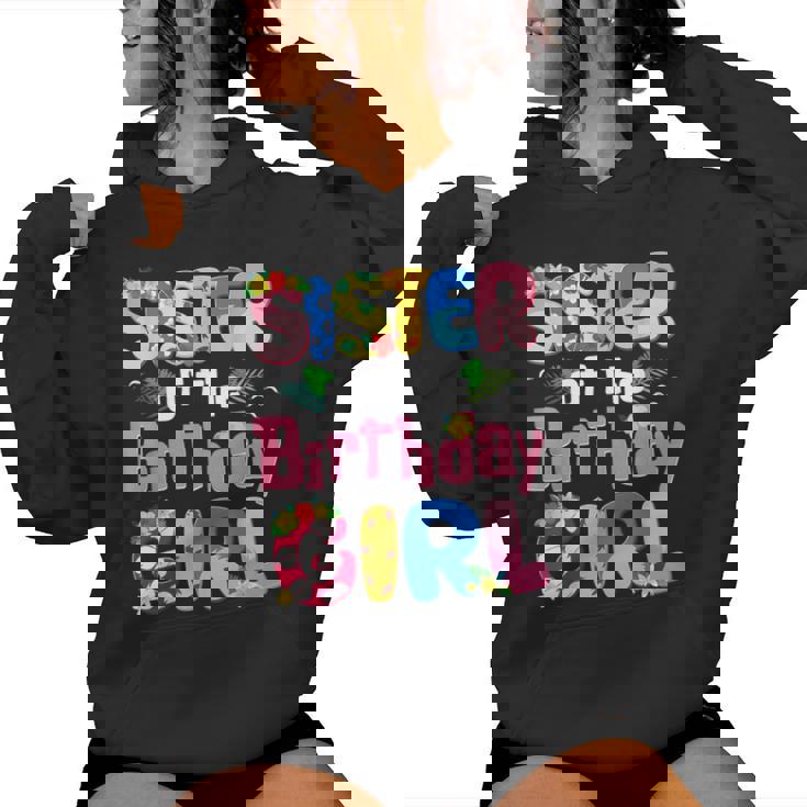 Sister Of The Birthday Girl Hawaii Family Party Decor Women Hoodie