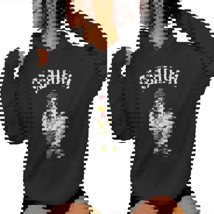 Talahuhn Talahon Chicken Youth Language Youth Word Kapuzenpullover für Damen