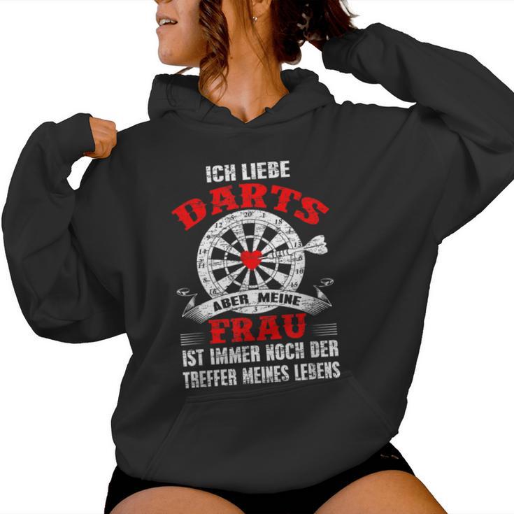 My Wife Is The Hit Of My Life Darts Kapuzenpullover für Damen