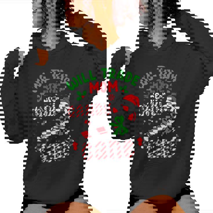 Will Trade Mom For Candy Cane Christmas Holiday Boys Girls Women's Hoodie