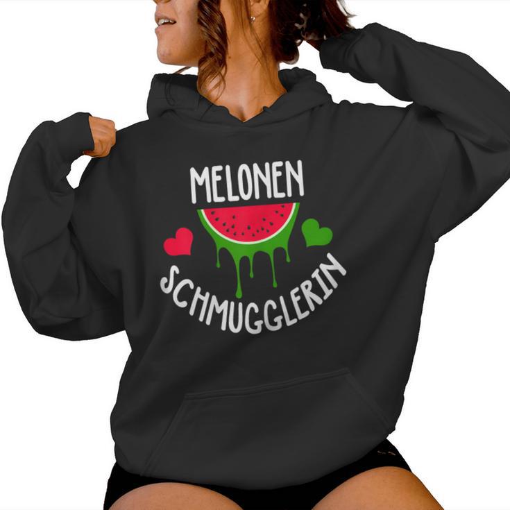 Women's Pregnant Saying Melons Sglerin Kapuzenpullover für Damen