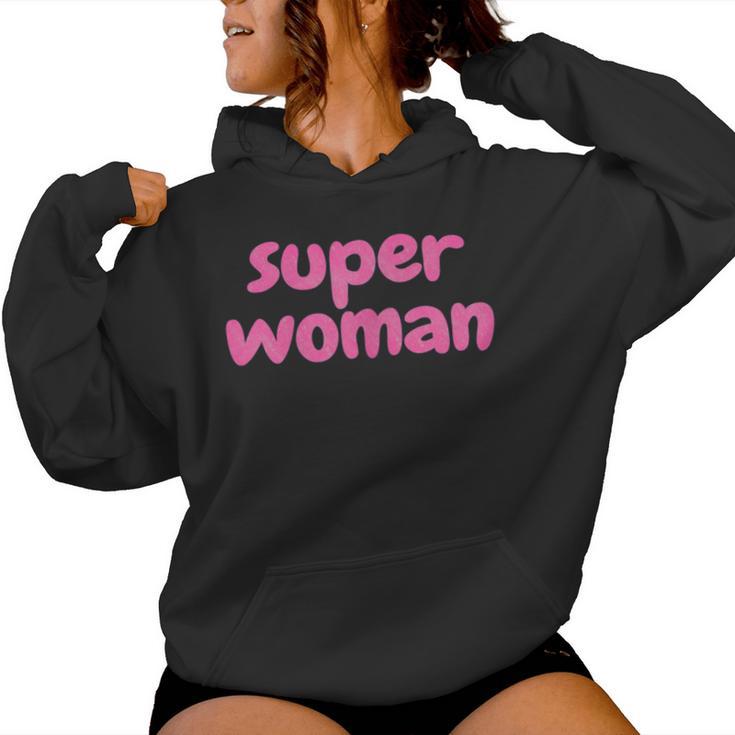 Women's Super Woman Kapuzenpullover für Damen