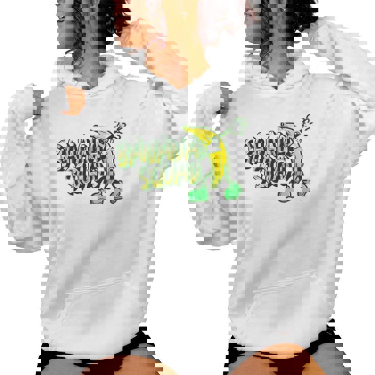 Banana Squad Lustiges Abtupfen Banana Food & Dab Kapuzenpullover für Damen
