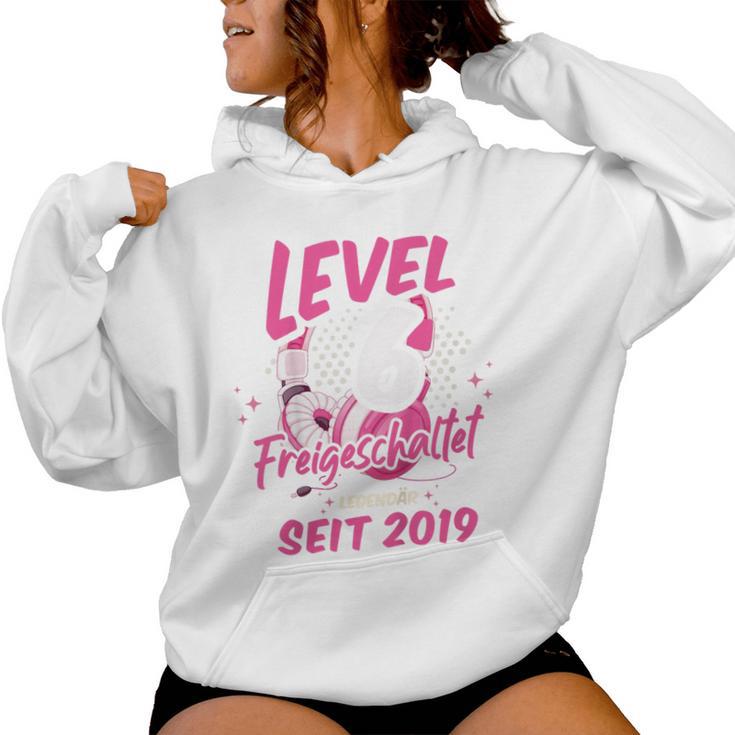 Children's Level 6 Years Girl's Birthday Gamer Girl Gamer 2019 Kapuzenpullover für Damen