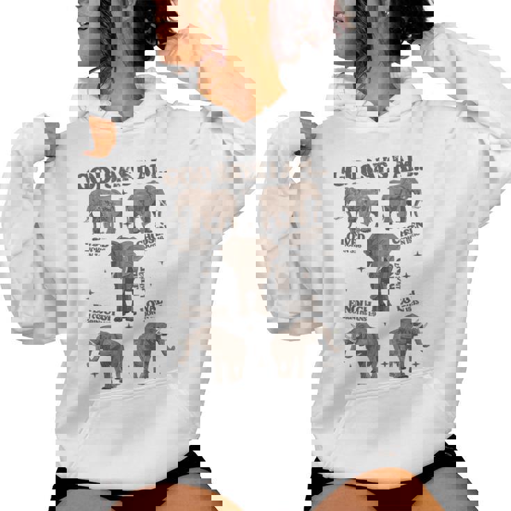 God Says I Am Elephant Lover Men Women Christian Women's Hoodie