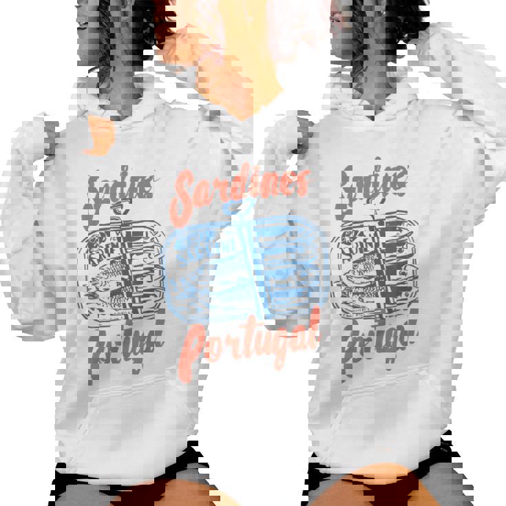 Sardines Tinned Fish Retro Graphic For Women Women Hoodie