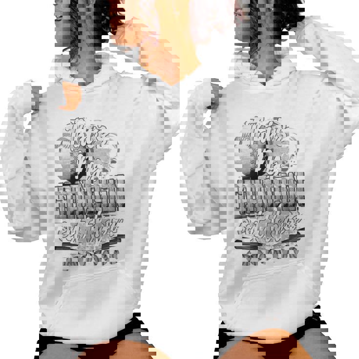 That's My Grandson Out There Baseball Grandma Women Hoodie