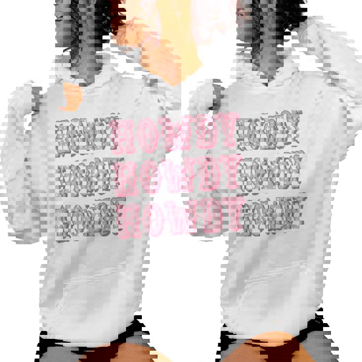 Vintage Howdy Rodeo Western Country Southern Cowgirl Women's Hoodie