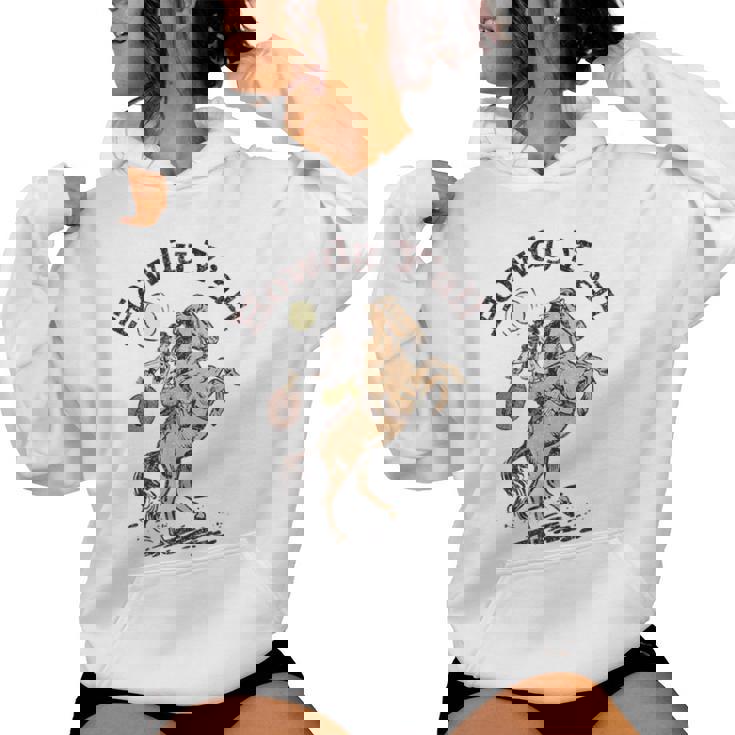 Vintage Howdy Y'All Rodeo Western Country Southern Cowgirl Women's Hoodie