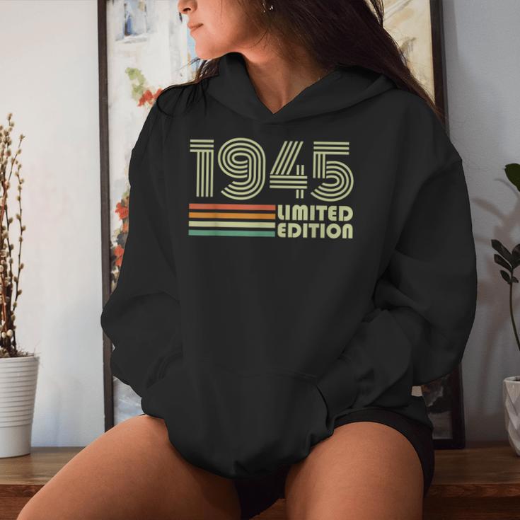 Sweat à Capuche Vintage 1945 – Cadeau Original 80 Ans Pour Hommes Et Femmes - 5