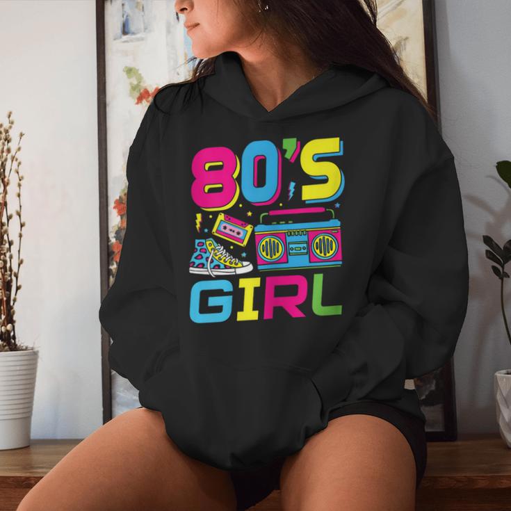 80S Girl 80S Theme Party 80S Outfit Kapuzenpullover für Damen Geschenke für Sie